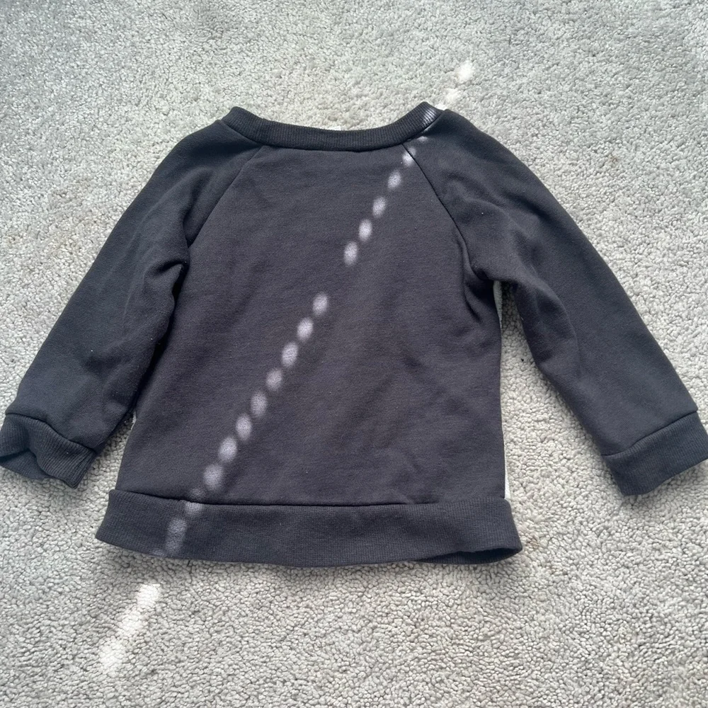 Kids Grey and White Snowman Two Piece Outfit with Yellow Accents